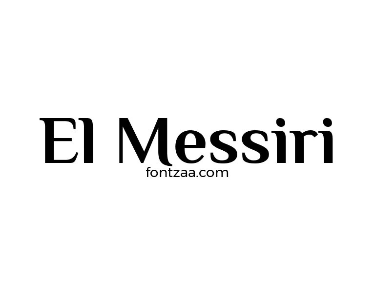 El Messiri Font Free Download