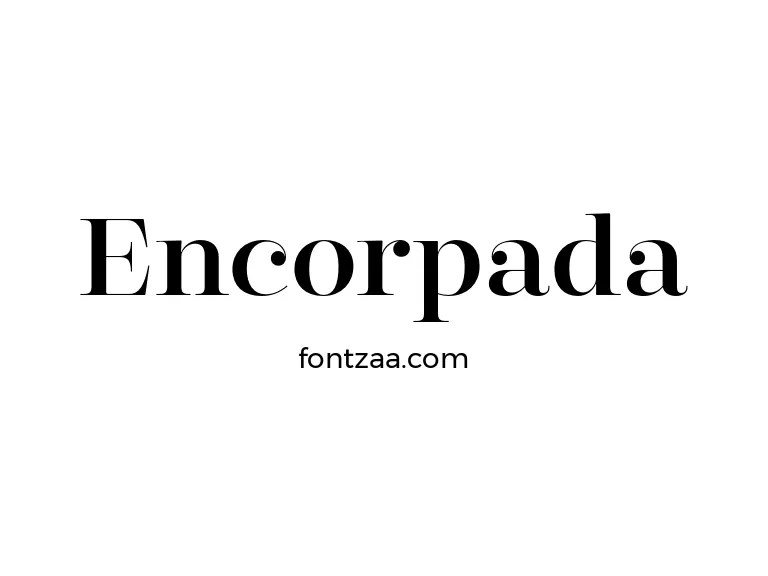 Encorpada Font Free Download