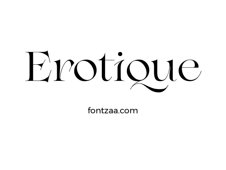 Erotique Font Free Download
