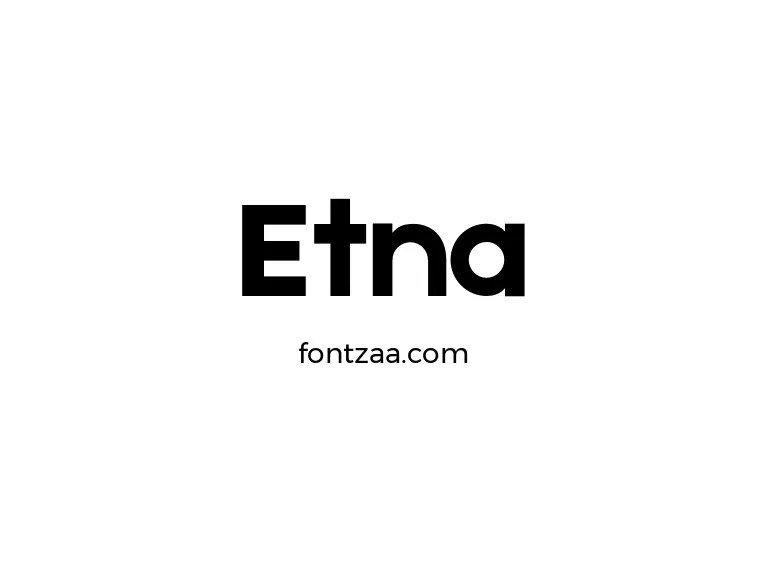 Etna Font Free Download