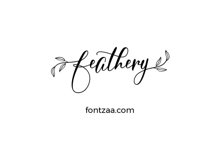 Feathery Font Free Download