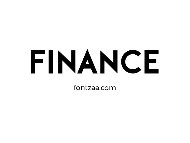 Finance Font Free Download