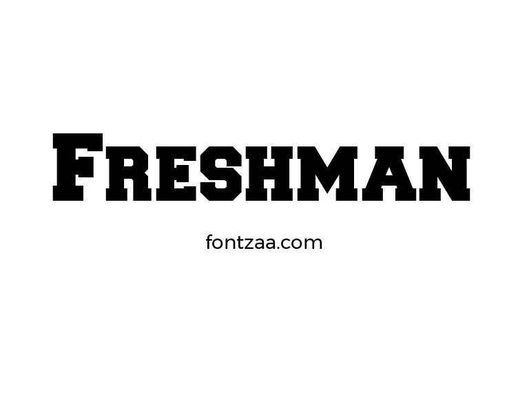 Freshman Font Free Download