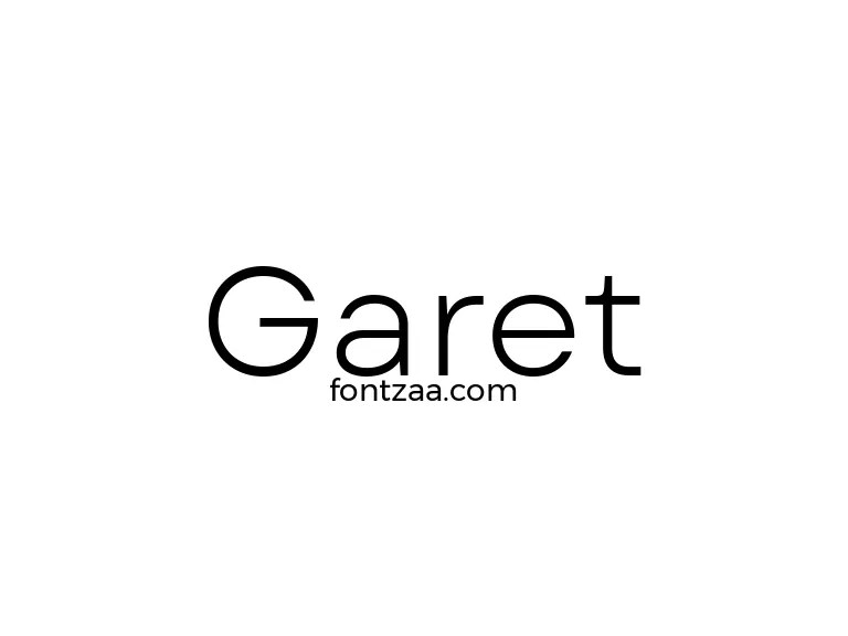 Garet Font Free Download