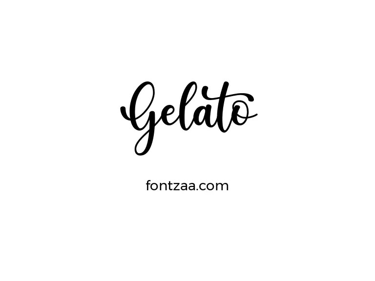 Gelato Font Free Download