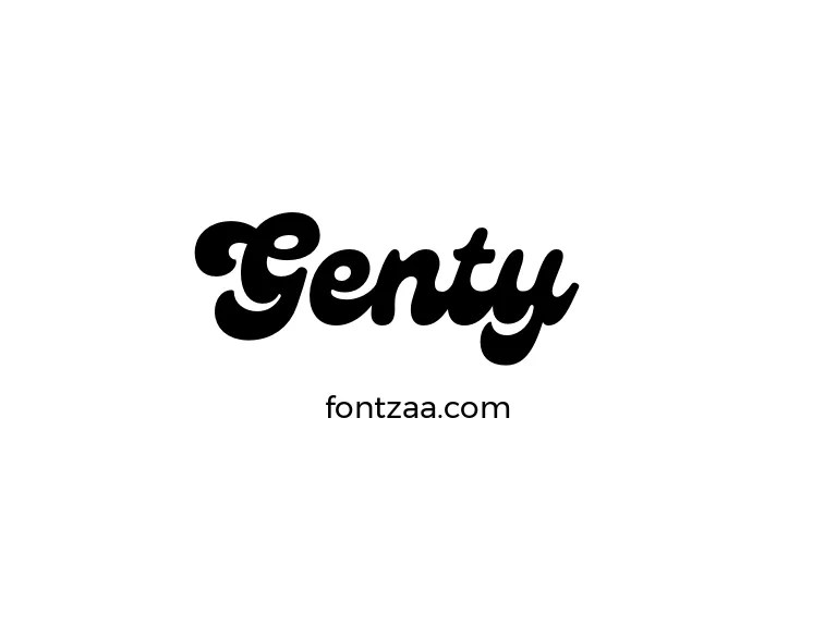 Genty Font Free Download