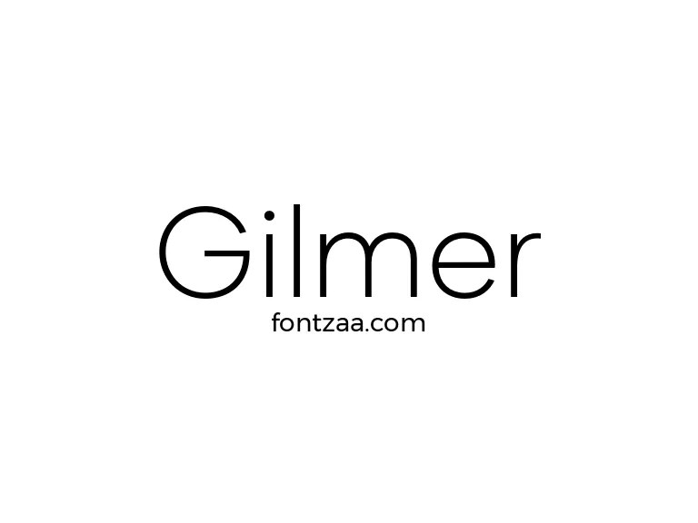 Gilmer Font Free Download
