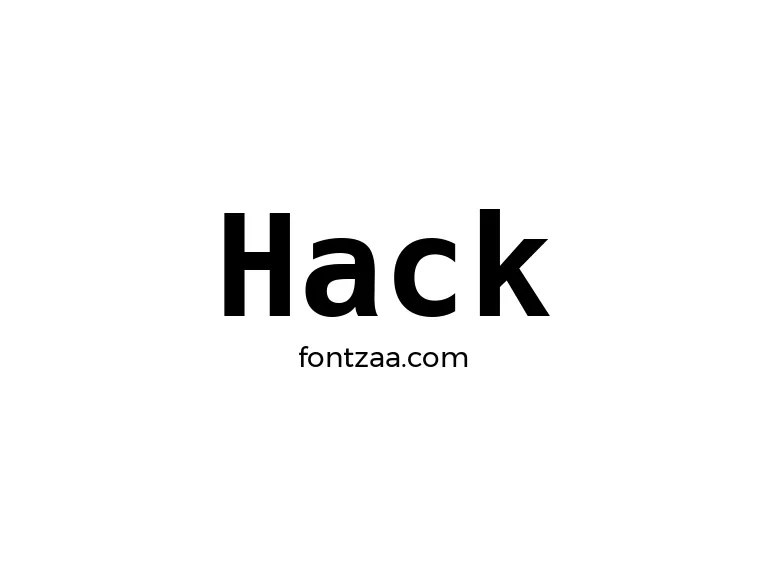 Hack Font Free Download