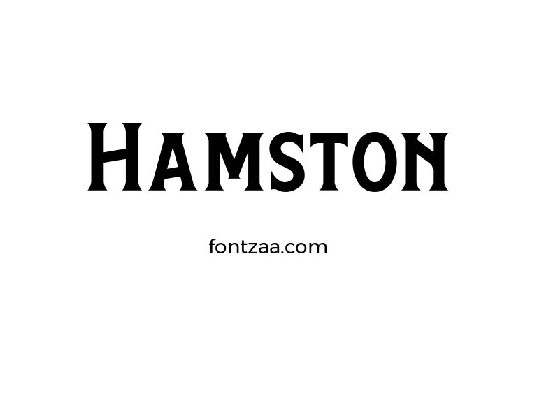 Hamston Font Free Download