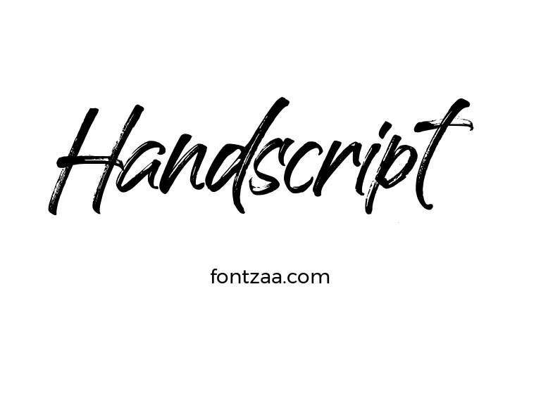 Handscript Font Free Download