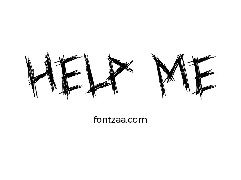 Help Me Font Free Download