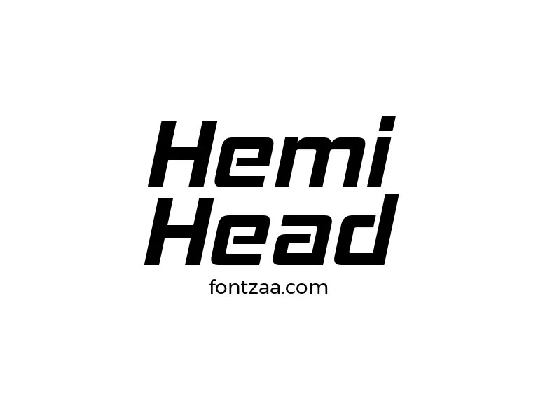 Hemi Head Font Free Download