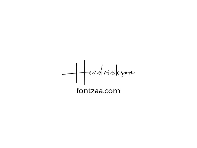 Hendrickson Font Free Download