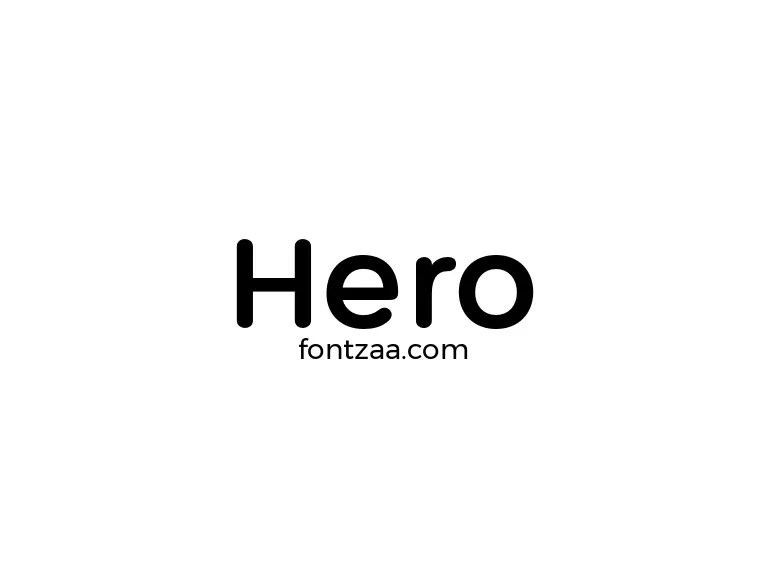 Hero Font Free Download