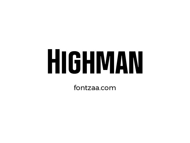 Highman Font Free Download