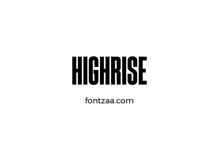 Highrise Font Free Download