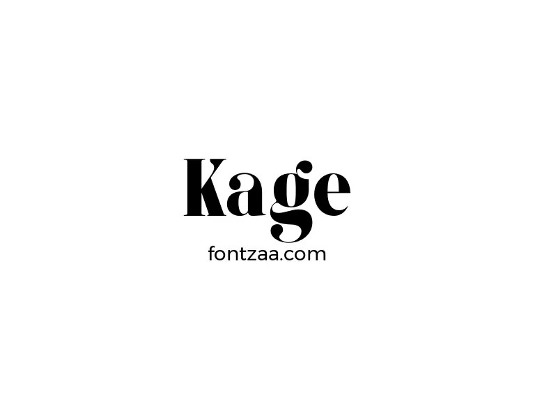 Kage Font Free Download