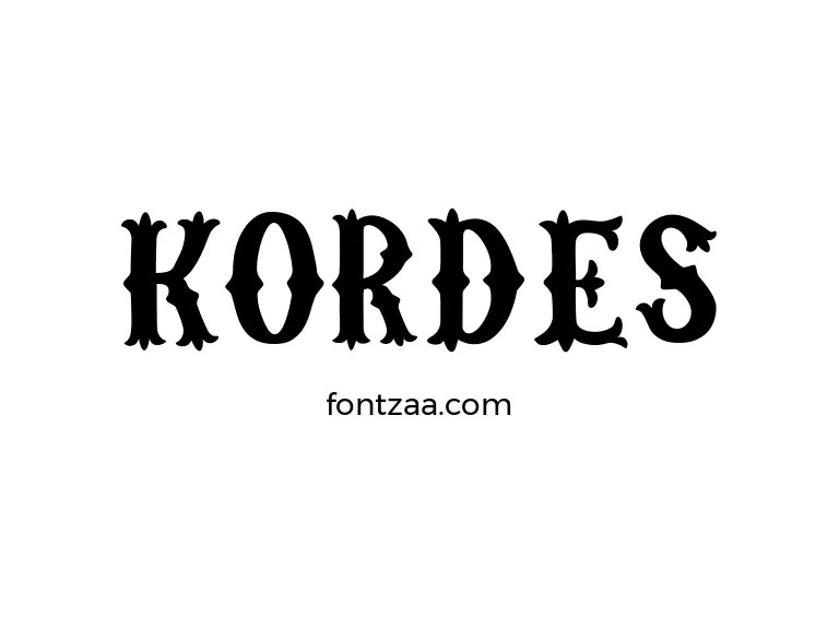 Kordes Font Free Download