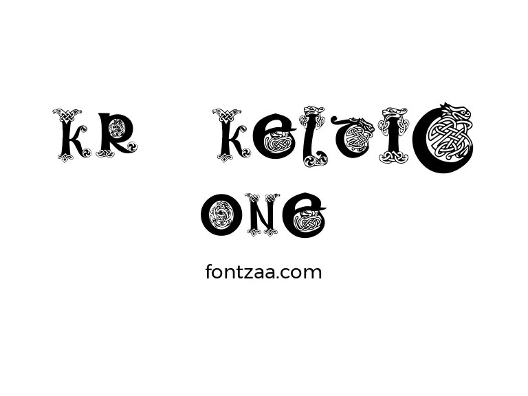 KR Keltic One Font Free Download