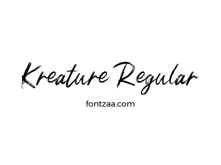 Kreature Regular Font Free Download