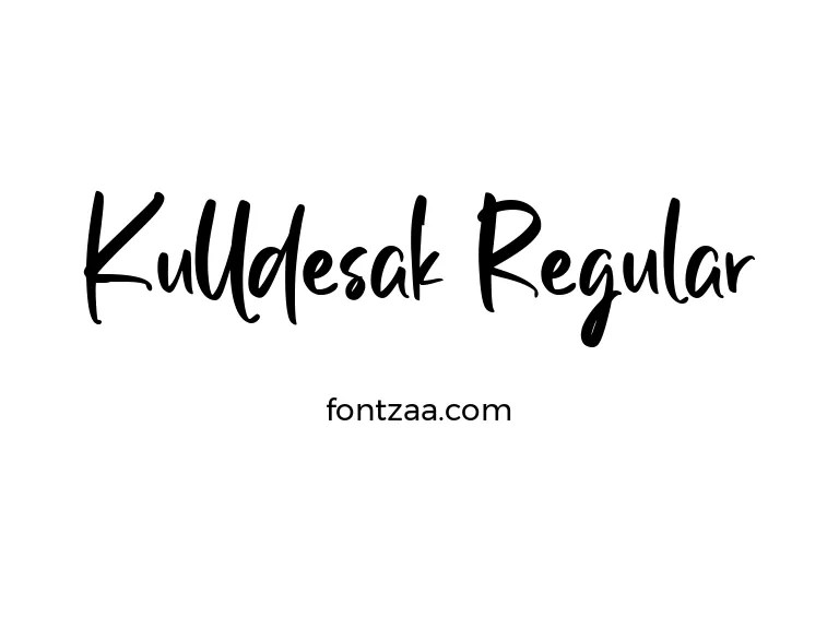 Kulldesak Regular Font Free Download