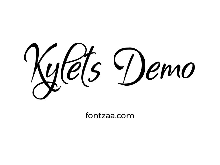 Kylets Demo Font Free Download