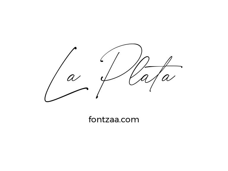 La Plata Font Free Download