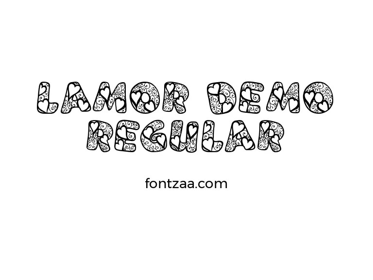 Lamor Demo Regular Font Free Download