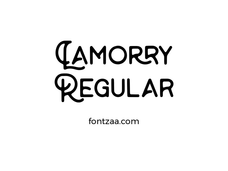 Lamorry Regular Font Free Download