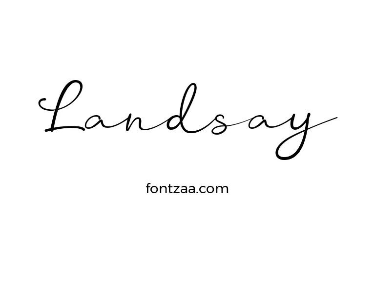 Landsay Font Free Download
