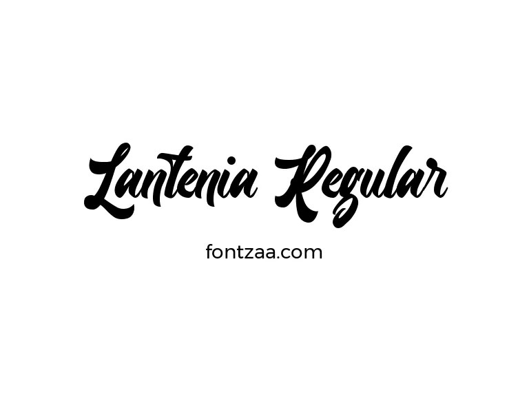 Lantenia Regular Font Free Download
