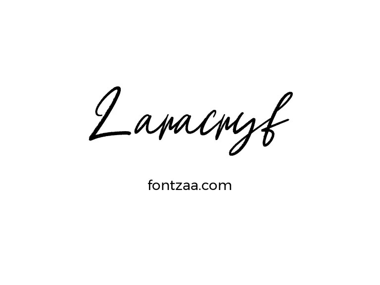 Laracryf Font Free Download