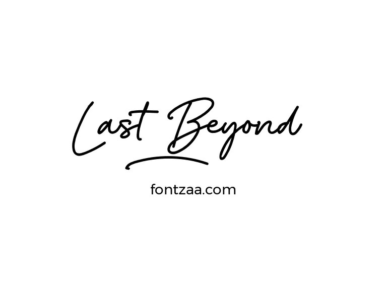 Last Beyond Font Free Download