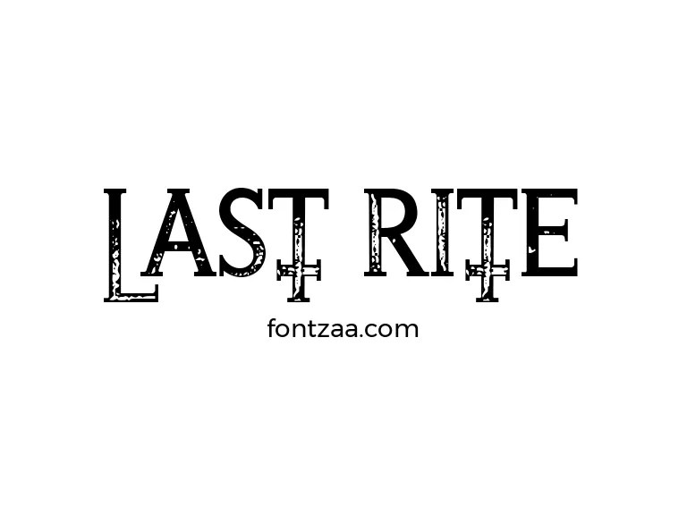 Last Rite Font Free Download