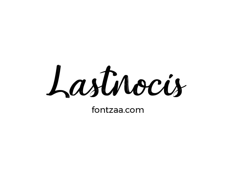Lastnocis Font Free Download