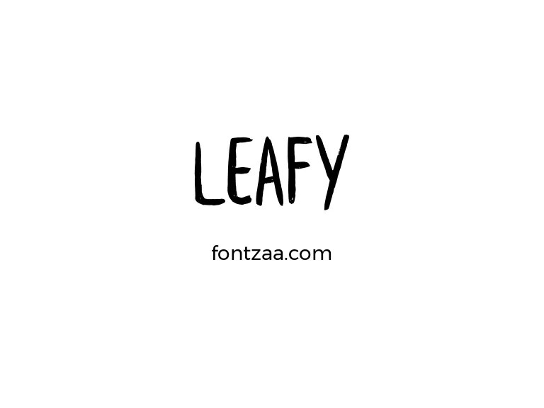 Leafy Font Free Download