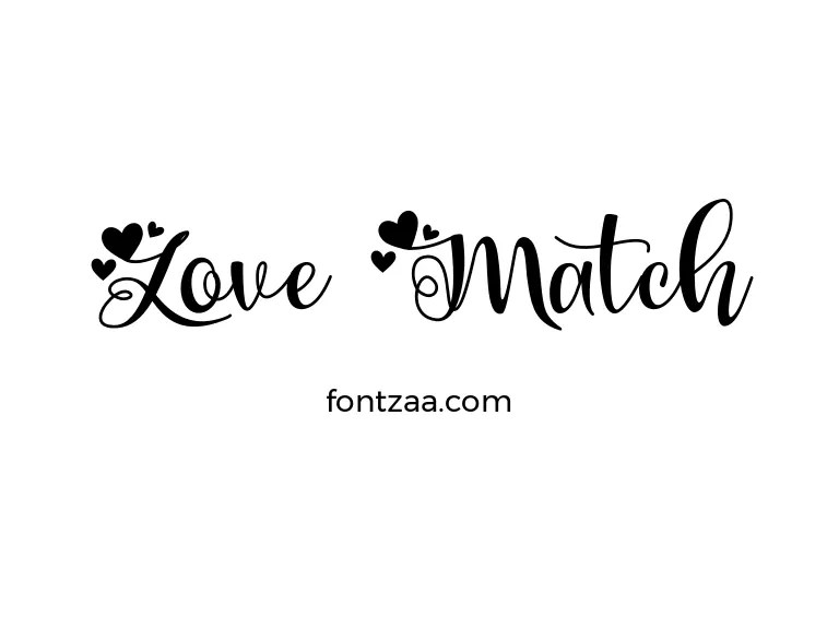 Love Match Font Free Download