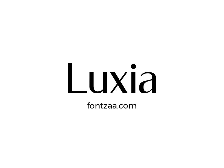 Luxia Font Free Download