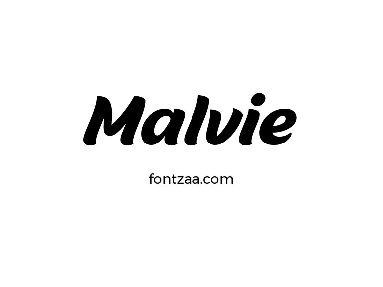 Malvie Font Free Download