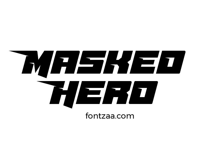 Masked Hero Font Free Download