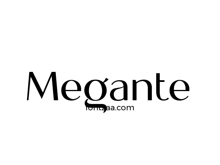 Megante Font Free Download