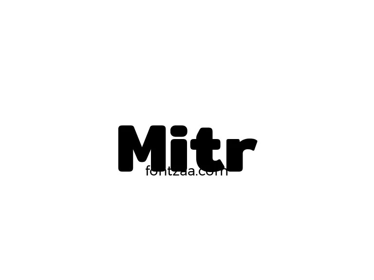 Mitr Font Free Download