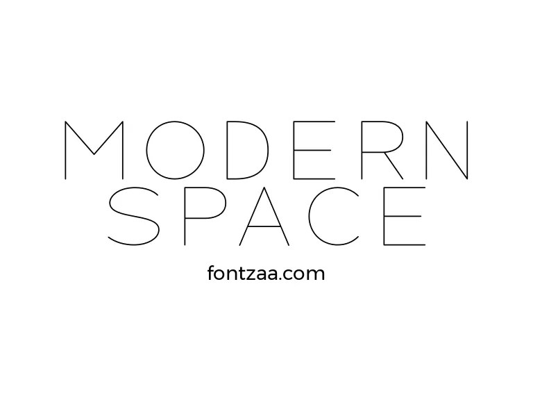 MODERN SPACE Font Free Download