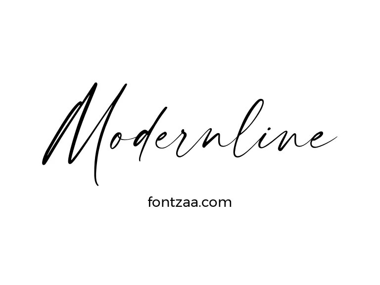 Modernline Font Free Download
