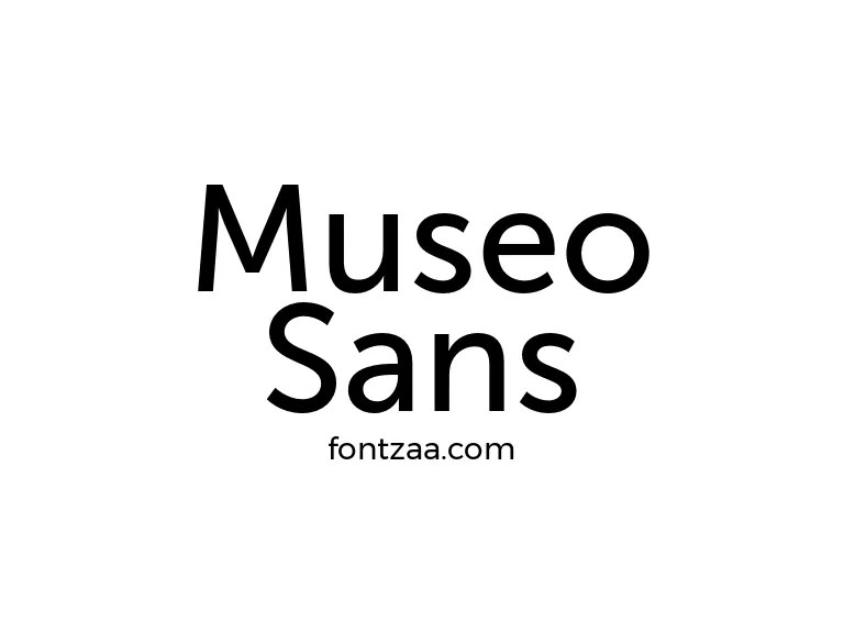 Museo Sans Font Free Download
