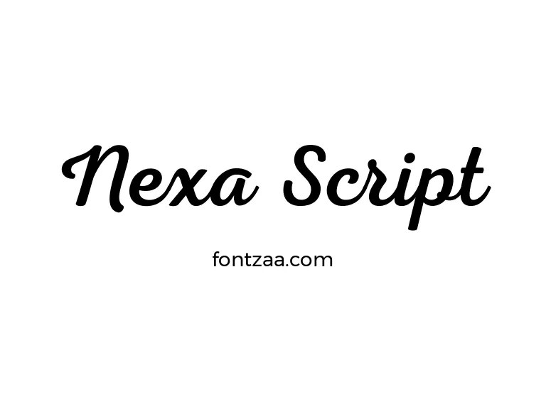Nexa Script Font Free Download