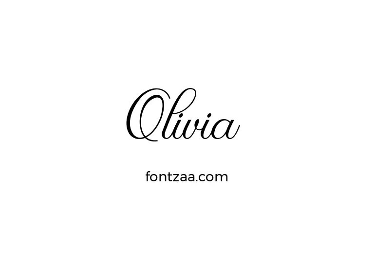 Olivia Font Free Download