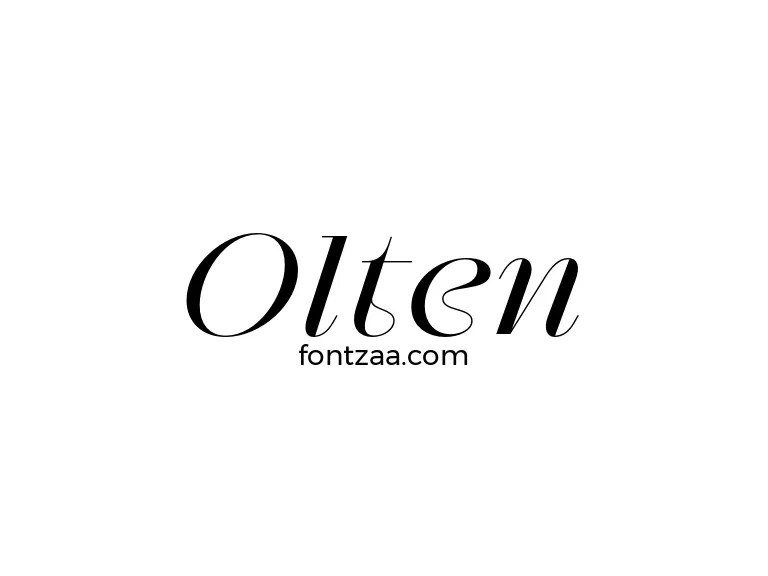 Olten Font Free Download