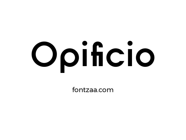 Opificio Font Free Download