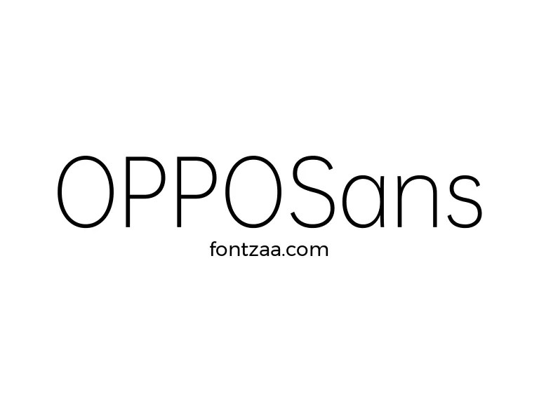 OPPOSans Font Free Download